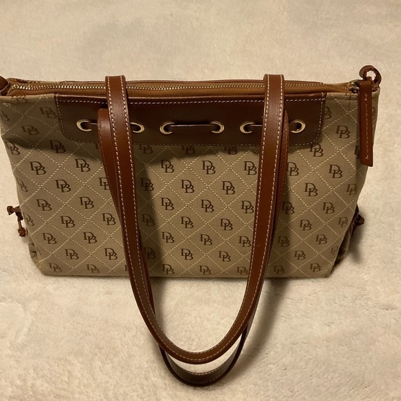 Dooney & Bourke Monogram Satchel Bag - Picture 8 of 12